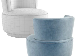Eichholtz Alonso Swivel Chair 3D Model