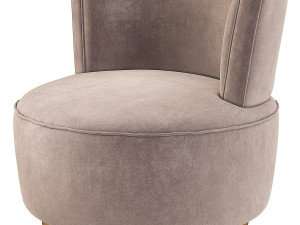 Eichholtz Alonso Swivel Chair 3D Model