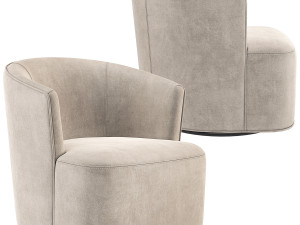 Arden Swivel Chair Restoration Hardware RH Modello 3D