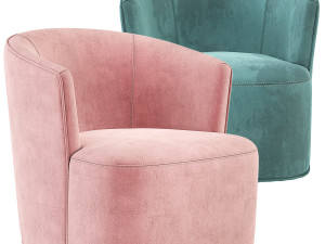 Arden Swivel Chair Restoration Hardware RH Modello 3D