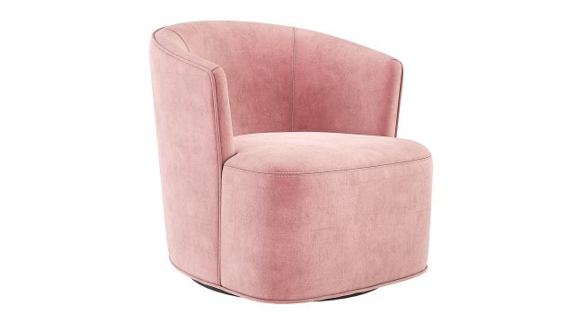 Arden Swivel Chair Restoration Hardware RH Modello 3D .c4d .max .obj .3ds .fbx .stl .blend 