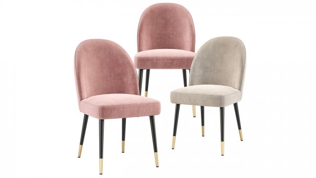 Liang Eimil Alfa Dining Chair 3D Model .c4d .max .obj .3ds .fbx .stl .blend 
