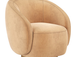 Kelly Wearstler Wetherly Swivel Chair 3D Модель