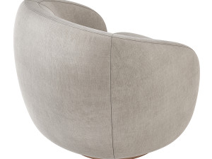 Kelly Wearstler Wetherly Swivel Chair 3D Модель