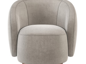 Kelly Wearstler Wetherly Swivel Chair 3D Модель