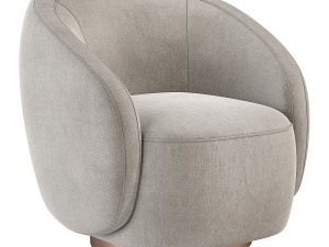 Kelly Wearstler Wetherly Swivel Chair 3D Модель