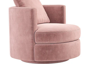 Wren Swivel Chair Restoration Hardware RH 3D Model