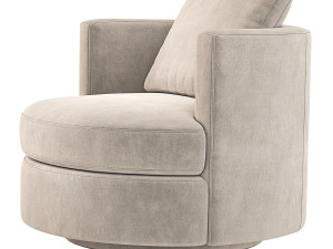 Wren Swivel Chair Restoration Hardware RH Model 3D