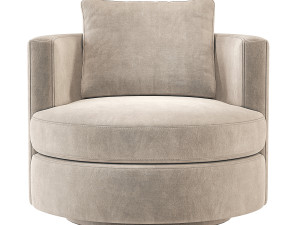 Wren Swivel Chair Restoration Hardware RH Model 3D