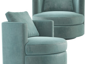 Wren Swivel Chair Restoration Hardware RH Model 3D