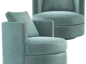 Wren Swivel Chair Restoration Hardware RH 3D Model