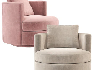 Wren Swivel Chair Restoration Hardware RH 3D Model