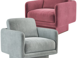 Lilas Armchair Gallotti Radice 3D-Modell