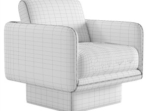 Lilas Armchair Gallotti Radice 3D-Modell