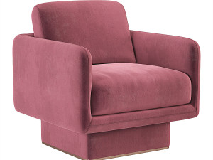 Lilas Armchair Gallotti Radice 3D-Modell