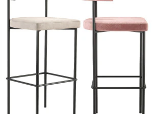 Kashmir Stool Simon James 3D Model
