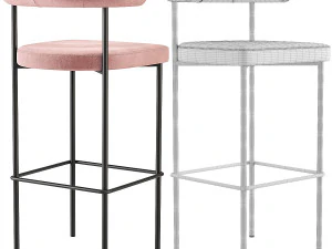 Kashmir Stool Simon James 3D Model