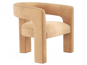 INES Chair Restoration Hardware RH 3D Model