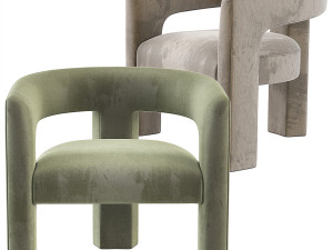 INES Chair Restoration Hardware RH 3D Model