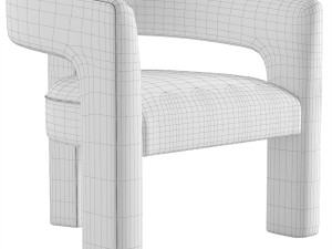 INES Chair Restoration Hardware RH 3D Model