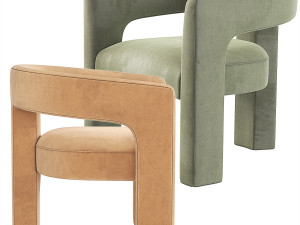 INES Chair Restoration Hardware RH 3D Model