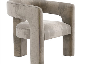 INES Chair Restoration Hardware RH 3D Model