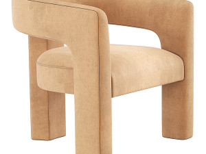 INES Chair Restoration Hardware RH 3D Model