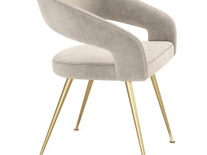 Eichholtz Bravo Dining Chair 3D Model