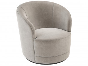 Crate and Barrel Infiniti Swivel Chair 3D Model