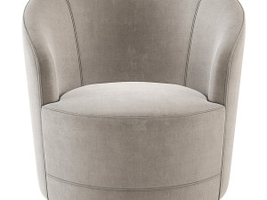 Crate and Barrel Infiniti Swivel Chair 3Dモデル