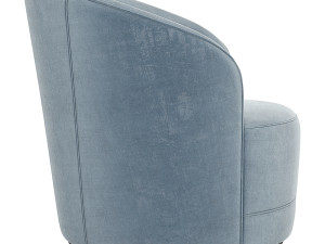 Crate and Barrel Infiniti Swivel Chair 3Dモデル