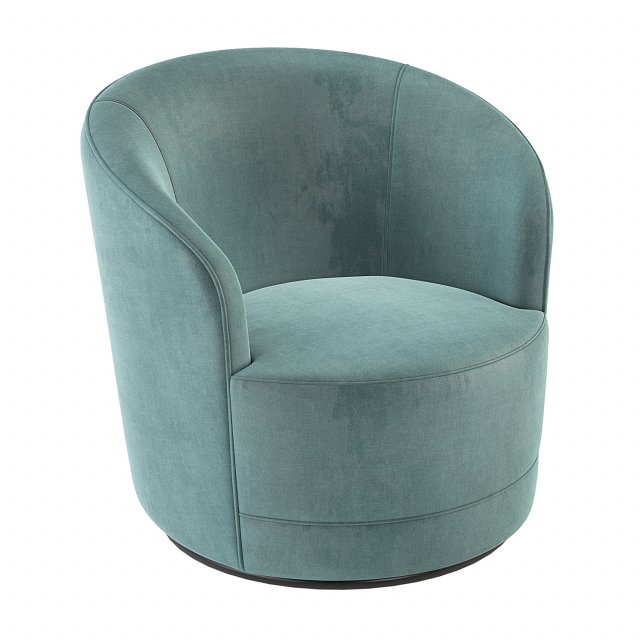 Crate and Barrel Infiniti Swivel Chair 3D