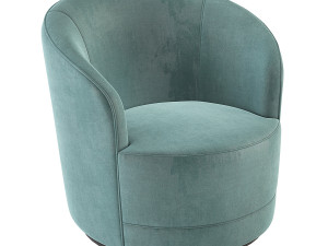 Crate and Barrel Infiniti Swivel Chair 3Dモデル
