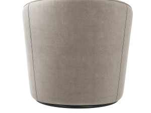 Crate and Barrel Infiniti Swivel Chair 3Dモデル