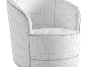 Crate and Barrel Infiniti Swivel Chair 3Dモデル