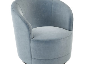 Crate and Barrel Infiniti Swivel Chair 3Dモデル
