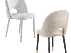 Iris Dining Chair Kare Design 3D Model