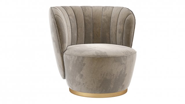 Pearl Armchair Domkapa 3D Model .c4d .max .obj .3ds .fbx .stl .blend