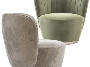 Pearl Armchair Domkapa 3D Model
