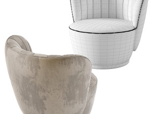 Pearl Armchair Domkapa 3D Model