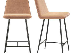 Spine Metal Barstool Space Copenhagen 3Dモデル