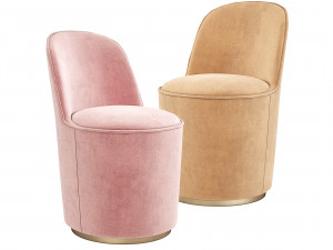 Gubi Tail Dining Chair 3D Model