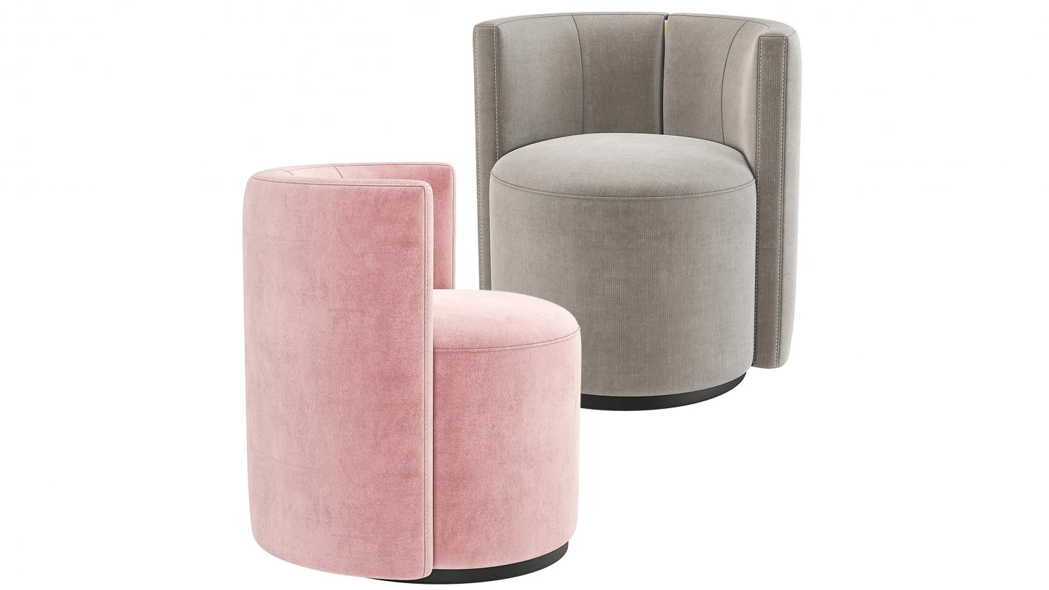 Fendi Casa Loulou Armchair 3D Model .c4d .max .obj .3ds .fbx .stl .blend 