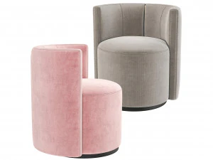 Крісло Fendi Casa Loulou 3D Модель