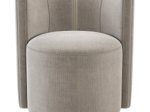 Fendi Casa Loulou Armchair 3D Модель
