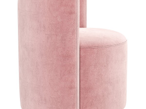 Fendi Casa Loulou Armchair 3D Модель