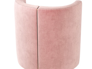 Fendi Casa Loulou Armchair 3D Модель