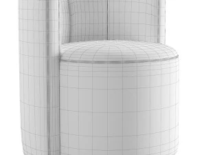 Fendi Casa Loulou Armchair 3D Model