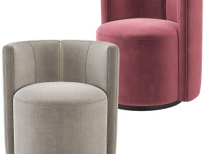 Fendi Casa Loulou Armchair 3D Model