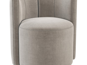 Fendi Casa Loulou Armchair 3D Модель